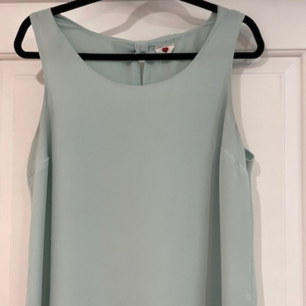Sky Blue Column Tank, Size L
